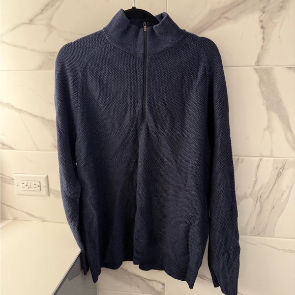 lululemon athletica Other - Men's lululemon Blue Half-Zip Sweater